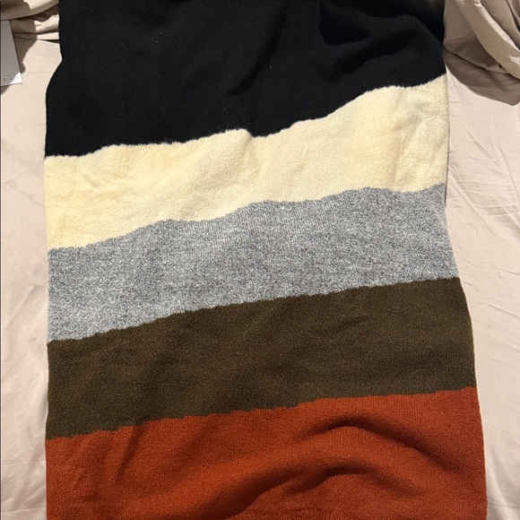 Fall Color Block Women's Cardigan - Picture 4 of 4